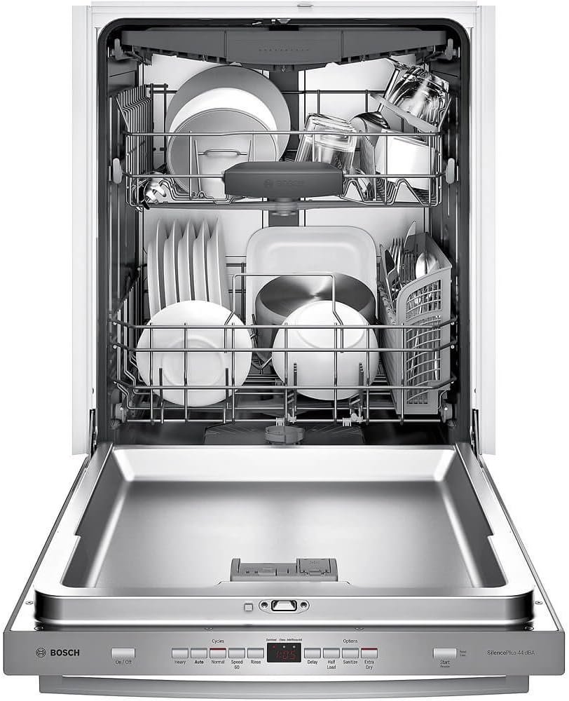 Bosch SHXM63W55N 300 Series 24 Built In Fully Integrated Dishwasher with 5 Wash Cycles in Stainless Steel