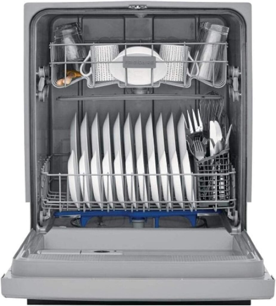 Frigidaire FFCD2418US 24 Inch Built In Full Console Dishwasher with 5 Wash Cycles, 14 Place Settings, in Stainless Steel